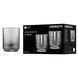 ARDESTO Low glasses set Black Mars 400ml, 2pcs, glass, grey 4 - магазин Coolbaba Toys