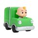 Машинка CoComelon Mini Vehicles Green Trash Truck Зелений сміттєвоз 2 - магазин Coolbaba Toys