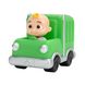 Машинка CoComelon Mini Vehicles Green Trash Truck Зелений сміттєвоз 1 - магазин Coolbaba Toys
