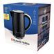 Russell Hobbs Электрочайник Eden, 1.7л, нержавеющая сталь, пластик, черный 8 - магазин Coolbaba Toys