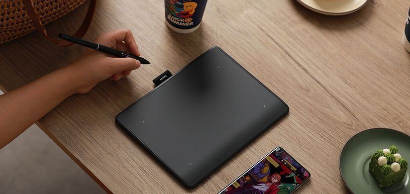 Huion Графічний планшет 10.5"x6.25" Inspiroy Frego M, BT, USB-C, чорний L610 фото