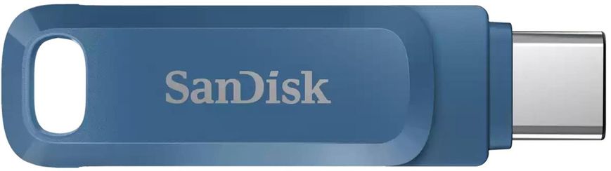 Накопитель SanDisk 64GB USB 3.1 Type-A + Type-C Ultra Dual Drive Go Navy Blue SDDDC3-064G-G46NB фото