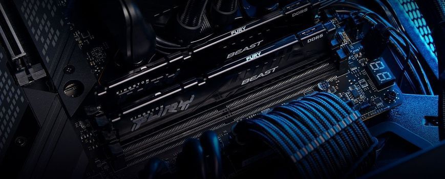 Kingston Память ПК DDR5 32GB 6400 FURY Beast EXPO KF564C32BBE-32 фото