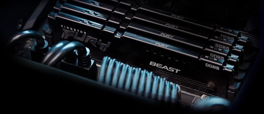 Kingston Память ПК DDR5 32GB 6400 FURY Beast EXPO KF564C32BBE-32 фото