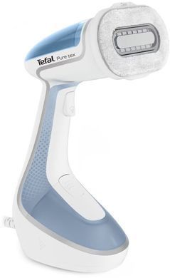 Tefal Отпариватель компактный Pure Tex , 1700Вт, 200мл, постоянный пар - 30гр, керам. подошва, голубой DT9531E0 фото