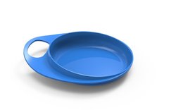 Тарелка Nuvita для кормления Easy Eating мелкая 2шт. Синяя NV8451Blue фото