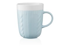 Чашка Ardesto Кnitti, 330 мл, блакитна, порцеляна AR3457BL фото