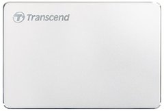 Портативний жорсткий диск Transcend 2TB USB 3.1 Type-C StoreJet 25C3S Silver TS2TSJ25C3S фото
