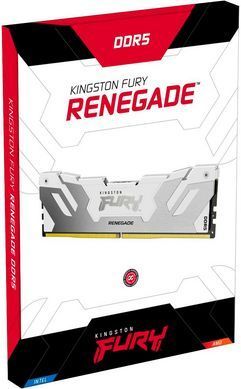Kingston Память ПК DDR5 32GB 6000 FURY Renegade White XMP KF560C32RW-32 фото