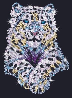Набор для творчества Sequin Art BLUE Снежный леопард SA1404 фото