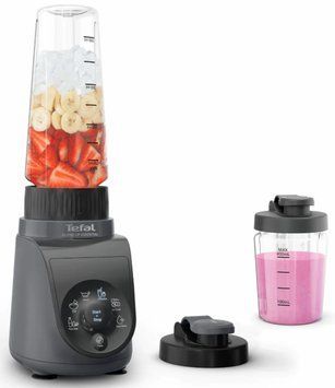 Tefal Блендер стаціонарний Blend UP Essential, 800Вт, чаша-700мл, тритан, чорно-сірий