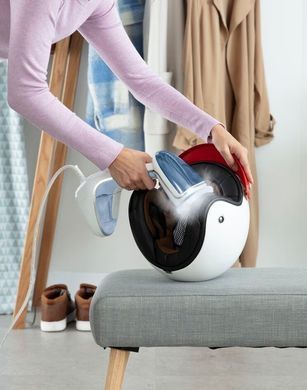 Tefal Отпариватель компактный Pure Tex , 1700Вт, 200мл, постоянный пар - 30гр, керам. подошва, голубой DT9531E0 фото