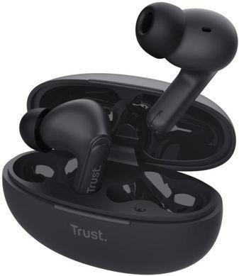 Trust Наушники TWS Yavi Earbuds BT 5.3, ENC, SBC, Mic, Черый 25296_TRUST фото