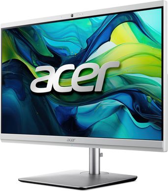 Acer Комп'ютер персональний моноблок Aspire C24-195ES 23.8" FHD Intel U5-125U, 16GB, F512GB, UMA, WiFi, кл+м, 3р, без ОС, сірий DQ.BM4ME.002 фото