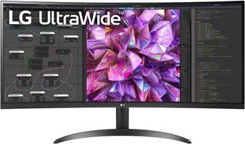 LG Монитор 34" 34WQ60C-B 2xHDMI, DP, Audio, IPS, 3440x1440, 21:9; sRGB 99%, CURVED, HDR10 34WQ60C-B фото