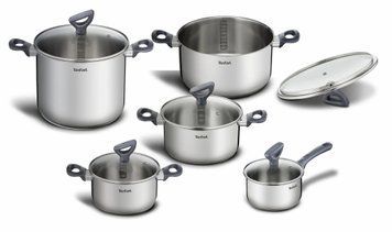 Tefal Tefal Daily Cook Cookware Set, 10 pieces, stainless steel, bakelite, glass G712SA55 фото
