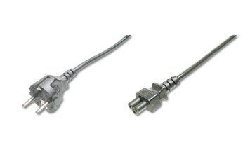 Digitus Кабель живлення Schuko - C5 M/F, 1.8m, black AK-440103-018-S фото