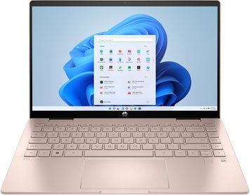 HP Ноутбук Pavilion x360 14-ek2002ua 14" FHD IPS Touch, Intel 7-150U, 16GB, F1024GB, UMA, DOS, рожеве золото AQ8N8EA фото