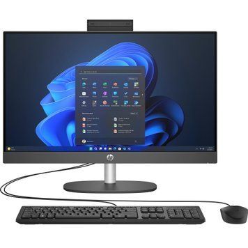 HP Комп'ютер персональний моноблок 240-G10 23.8" FHD IPS AG, Intel i3-N300, 16GB, F512GB, UMA, WiFi, кл+м, 3р, Win11P, чорний 936H3EA фото