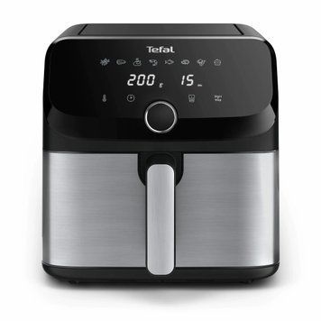 Tefal Мультипечь Easy Fry Mega, 1700Вт, чаша-7.5л, сенсорное управл., 8 программ, пластик, черный EY855D10 фото