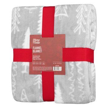 ARDESTO Плед Flannel, 160х200 см, 100% поліестер, ялинки
