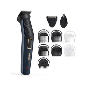 BaByliss Набор для стрижки, для бороды, усов, головы и носа, аккум., вибрационный мотор, насадок-7, сталь, темно-синий MT728E фото