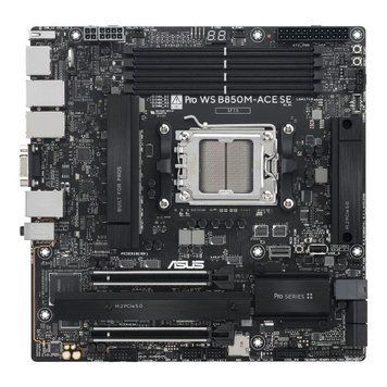 ASUS Материнcька плата ASUS PRO WS B850M-ACE SE sAM5 B850 4xDDR5 M.2 HDMI DP D-Sub USB Type-C mATX 90MB1MN0-M0EAY0 фото