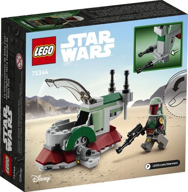 Конструктор LEGO Star Wars TM Микроистребитель звездолет Боба Фетта 75344 фото