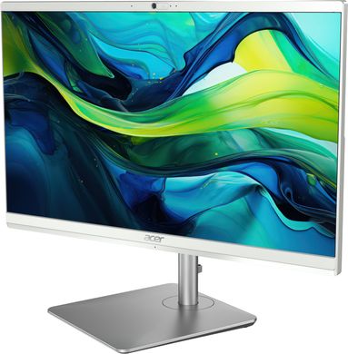 Acer Комп'ютер персональний моноблок Aspire C24-195ES 23.8" FHD Intel U5-125U, 16GB, F512GB, UMA, WiFi, кл+м, 3р, без ОС, сірий DQ.BM4ME.002 фото