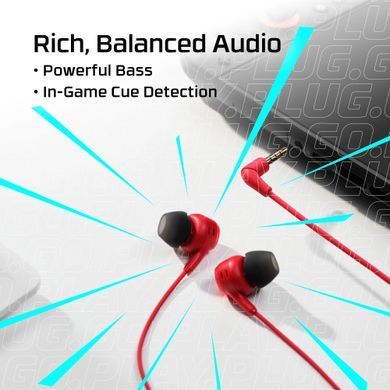 HyperX Гарнітура ігрова HyperX Cloud Earbuds III, 3.5мм, червоний BN7S0AA фото