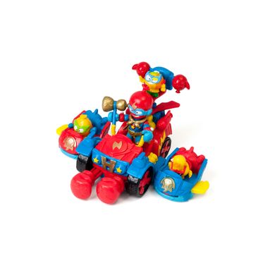 Ігровий набір SUPERTHINGS серії «Kazoom Kids» S1 – БАЛУН-БОКСЕР (3 машинки, Казум-кід, 3 фігурки) PSTSP414IN00 фото