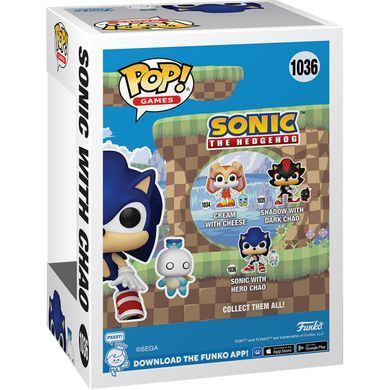 Funko Фигурка Funko POP&buddy: Sonic - Sonic w/HChao 889698803090 фото