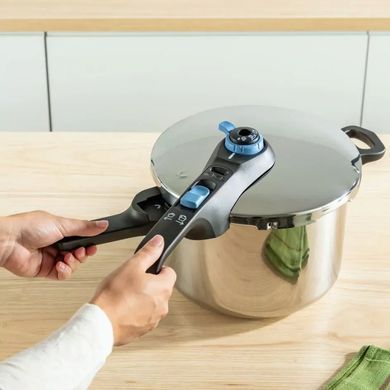 Tefal Tefal Pressure cooker Secure Trendy, 6l, with steam basket, stainless steel, plastic P2580701 фото