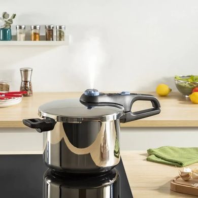 Tefal Tefal Pressure cooker Secure Trendy, 6l, with steam basket, stainless steel, plastic P2580701 фото