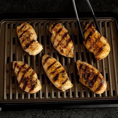 Гриль George Foreman 25850-56 Smokeless BBQ Grill, 1606 Вт, титаное напыление пластин, черный 25850-56 фото