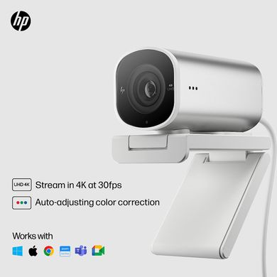 Веб-камера HP 960 4K Streaming silver 695J6AA фото