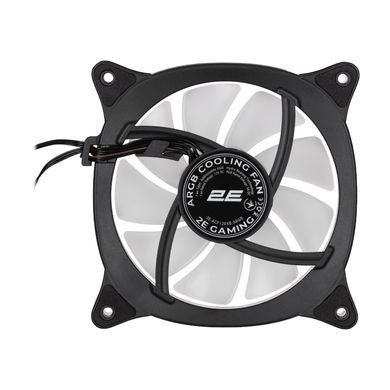 2E Gaming Case Fan Air Cool X Fan ACF120XB-ARGB, 120mm, 1200rpm, 3pin, 3pin +5VARGB, 20,4dBa, black 2E-ACF120XB-ARGB фото