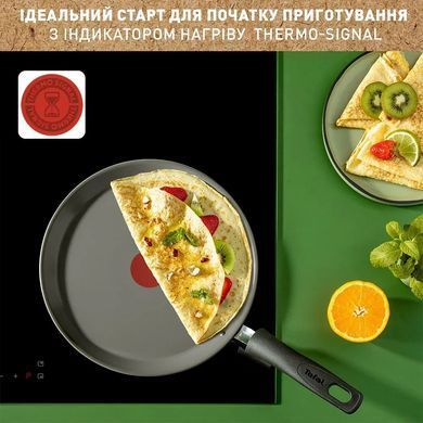 Tefal Сковорода для млинців Renewal, 25см, алюміній, бакеліт, сірий C4283873 фото