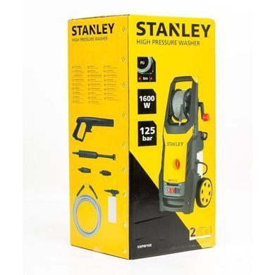 Stanley Мінімийка високого тиску Stanley безщіткова 1600Вт 125бар 420л/год шланг 6м 9.2кг SXPW16E фото