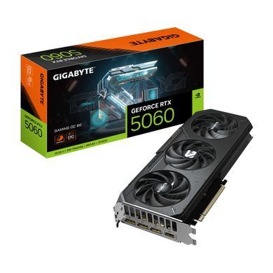 Gigabyte Видеокарта GeForce RTX 5060 8GB GDDR7 GAMING OC GV-N5060GAMING_OC-8GD фото