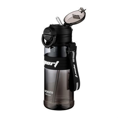 ARDESTO Пляшка для води ARDESTO Urban 850мл, пластик, чорний