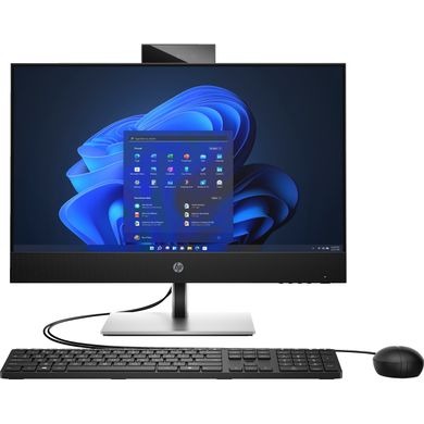 HP Комп'ютер персональний моноблок ProOne 440-G9 23.8" FHD IPS AG, Intel i5-13500T, 16GB, F512GB, ODD, UMA, WiFi, кл+м, 3р, W11P, чорний 883W1EA фото