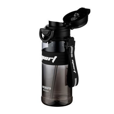 ARDESTO Пляшка для води ARDESTO Urban 850мл, пластик, чорний