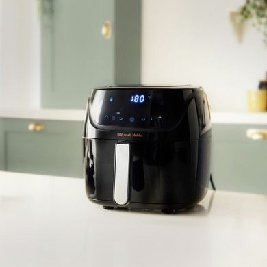 Russell Hobbs Мультипіч SatisFry Air Medium, 1350Вт, чаша-4л, сенсорне керув., алюміній/пластик,чорно-сірий 27160-56 фото