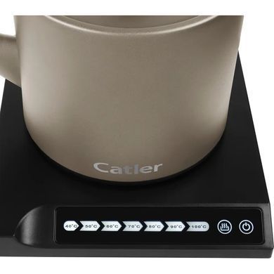 CATLER Електрочайник Catler 0.6л, Strix, заварник, нерж. сталь, підтримка температури, сенс. керув., бежевий BM503ISABELLA фото