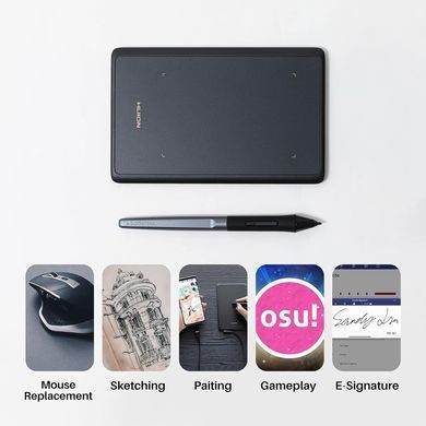 Huion Графический планшет 4.17"x 2.6" H420X USB-C черный H420X фото