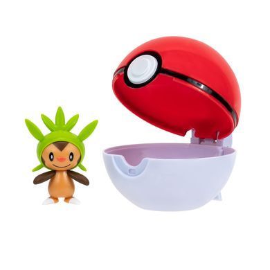 Игровой набор POKEMON W14 - ЧЕСПИН В ПОКЕБОЛЕ (игровая фигурка, покебол) PKW3134 фото