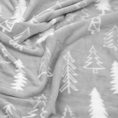 ARDESTO Плед Flannel, 160х200 см, 100% поліестер, ялинки