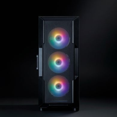 Zalman Корпус I3 Neo V2 без БЖ, 2xUSB3.0, 1x Type C, 4x120мм RGB, VGA 400мм, LCS ready, TG Side Panel, ATX, чорний I3NEOV2BLACK фото