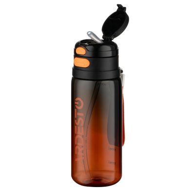 ARDESTO Пляшка для води ARDESTO Gym 800мл, пластик, чорний